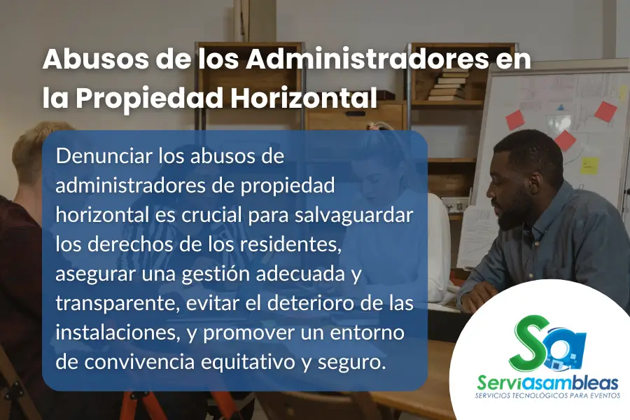 abusos administradores propiedad horizontal